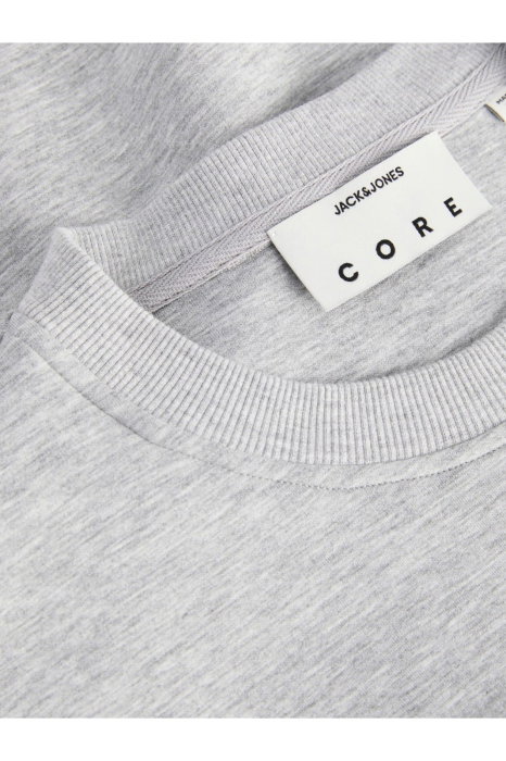 Bluza JACK &JONES Legacy Sweat Scuba LN BF - 12306535-Light Grey Melange [4]