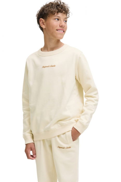 Bluza JACK &JONES Norrebro EMB JNR - 12284064-Antique White [1]