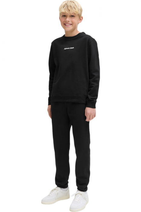 Bluza JACK &JONES Norrebro EMB JNR - 12284064-Black [5]