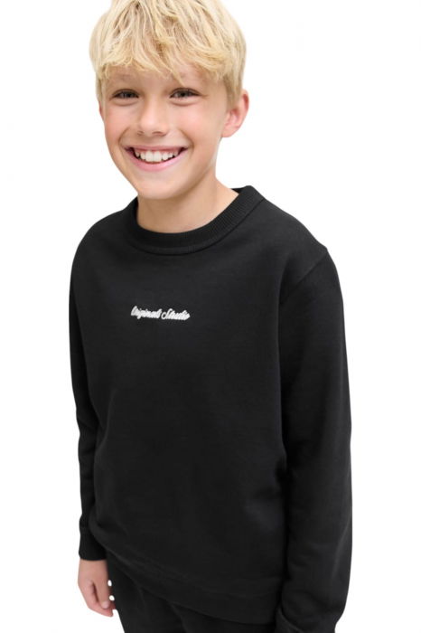 Bluza JACK &JONES Norrebro EMB JNR - 12284064-Black [3]