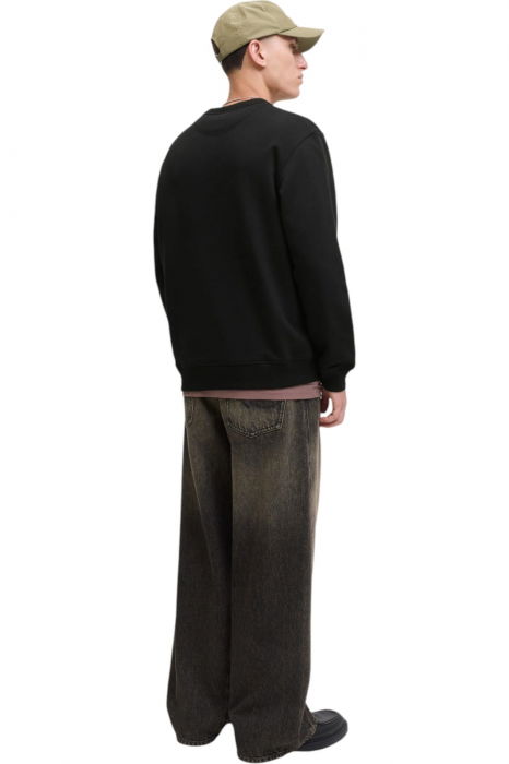 Bluza JACK &JONES Norrebro Emb Sweat Crew - 12282893-Black [2]