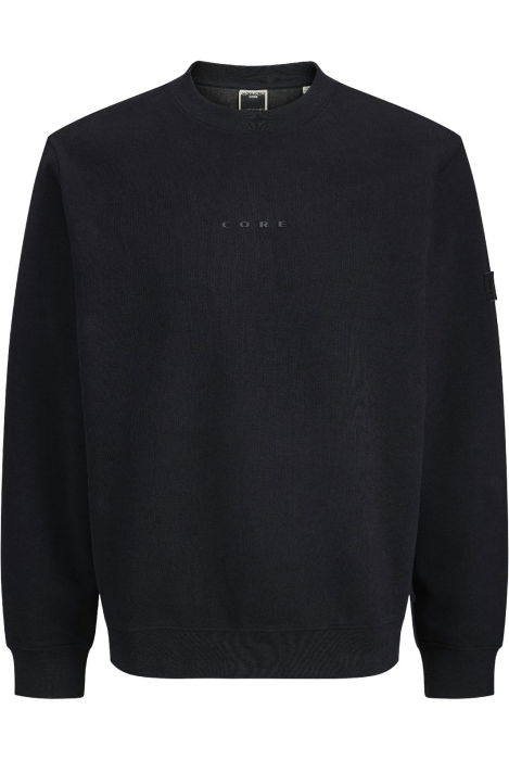 Bluza JACK &JONES Point Sweat Crew Bf - 12285667-Black [1]