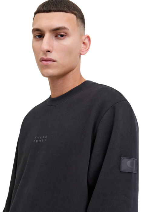Bluza JACK &JONES Point Sweat Crew Bf - 12285667-Black JJ [4]