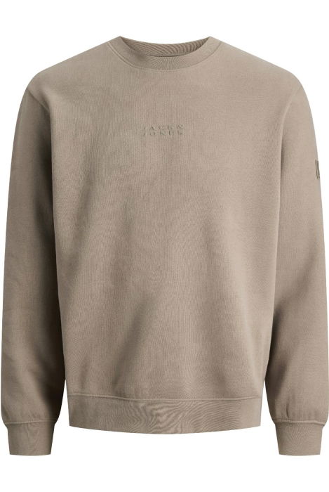 Bluza JACK &JONES Point Sweat Crew Bf - 12285667-Desert Taupe JJ [1]