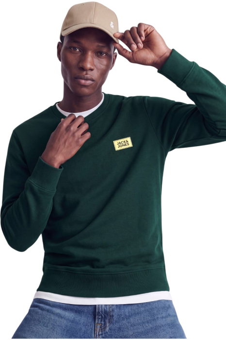 Bluza JACK &JONES Rush Sweat Crew Neck - 12298426-Scarab [5]