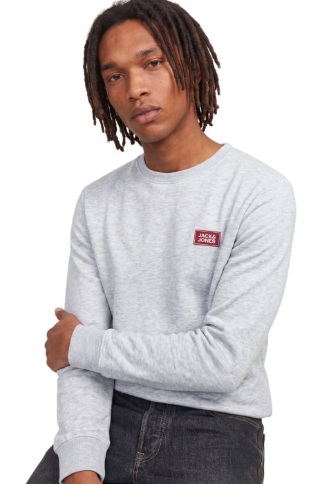 Bluza JACK &JONES Rush Sweat Crew Neck - 12298426-White Melange [4]