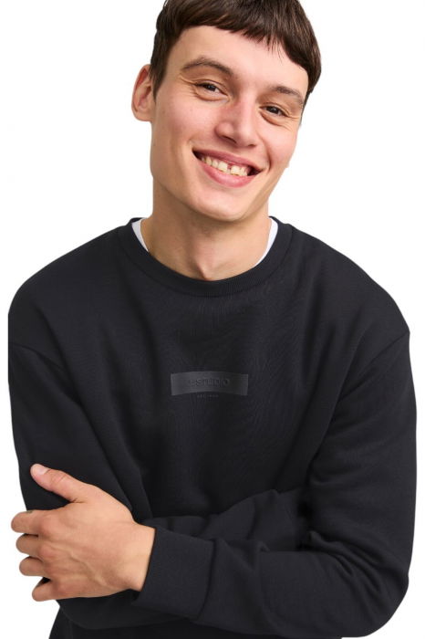 Bluza JACK &JONES Taka Crew - 12269375-Black [3]