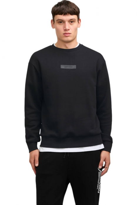 Bluza JACK &JONES Taka Crew - 12269375-Black [1]