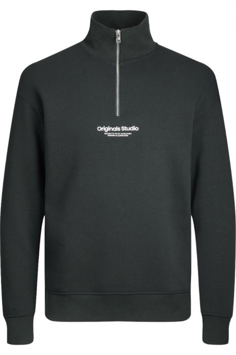 Bluza JACK &JONES Vesterbro Qtr Zip - 12241777-Forest [1]