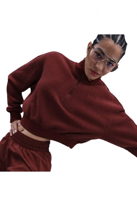 Bluza NIKE Phoenix Plush Os Crop Qz - HQ7637-619 [3]