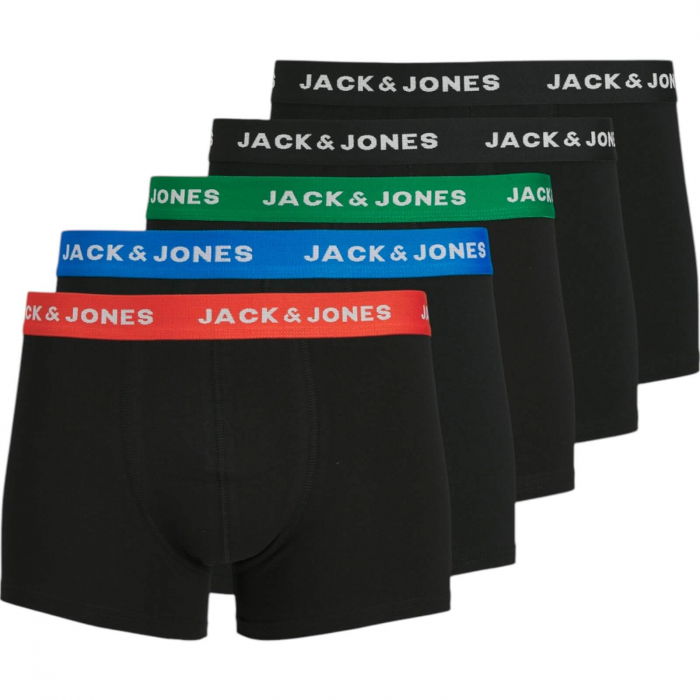 Boxeri JACK &JONES Chuey 5 perechi - 12142342-Electric Blue [1]