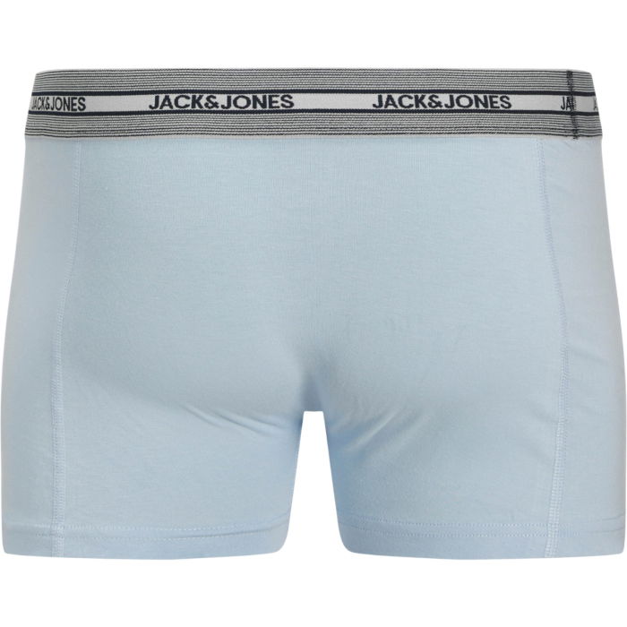 Boxeri JACK &JONES Cleo Solid Trunks 3P Jnr - 12280318-Chambray Blue [2]