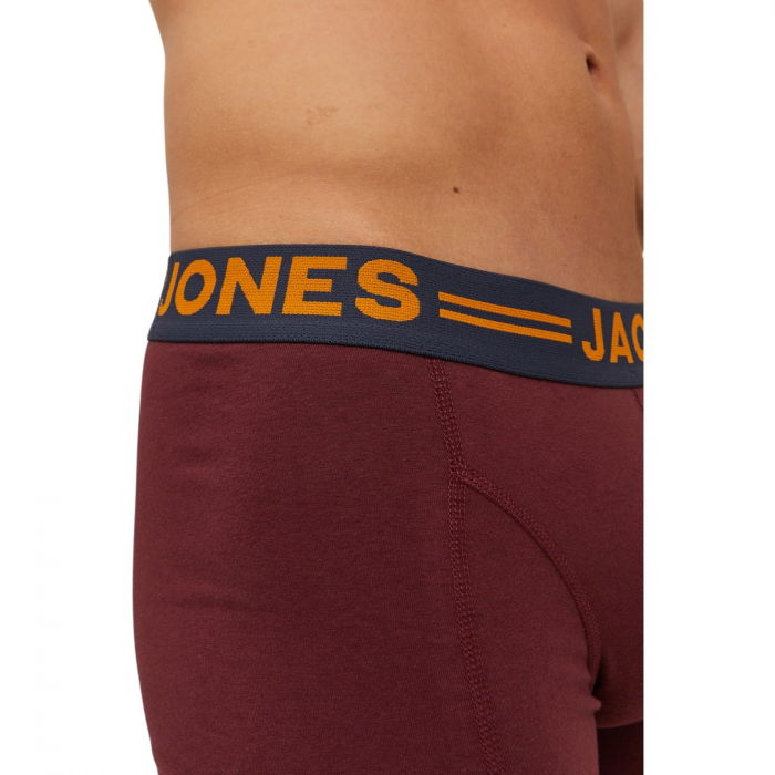 Boxeri JACK &JONES Clichfield 3 perechi - 12113943-Burgundy [5]