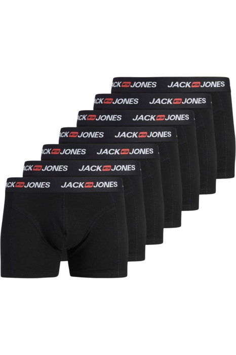 Boxeri JACK &JONES Corp Old Logo 7P - 12282781-Black [1]