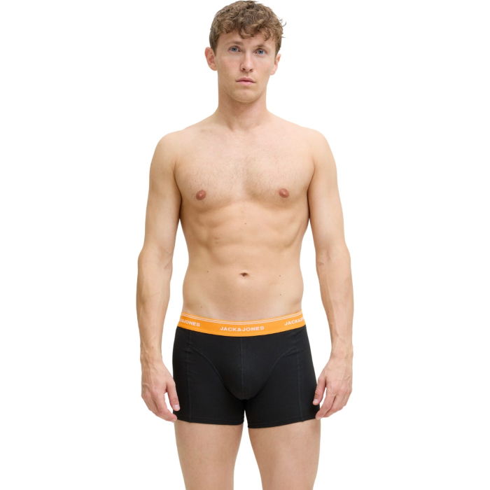 Boxeri JACK &JONES Dawson Solid Trunks 5P - 12285181-Black [4]