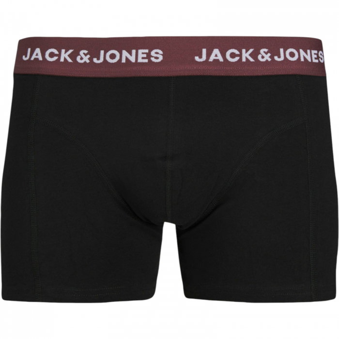 Boxeri JACK &JONES Oliver Solid Trunks 5 Perechi - 12259103-Black [4]