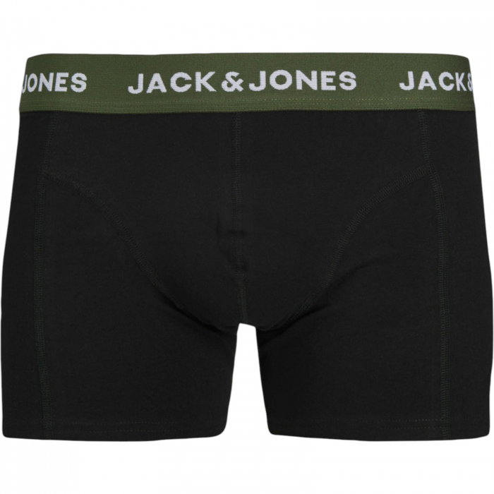 Boxeri JACK &JONES Oliver Solid Trunks 5 Perechi - 12259103-Black [3]