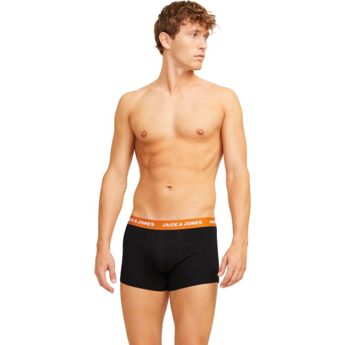 Boxeri JACK &JONES Oliver Solid Trunks 5P - 12259097-Black [2]