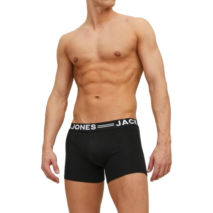 Boxeri JACK &JONES Sense 3 Perechi - 12081832-Black B [2]