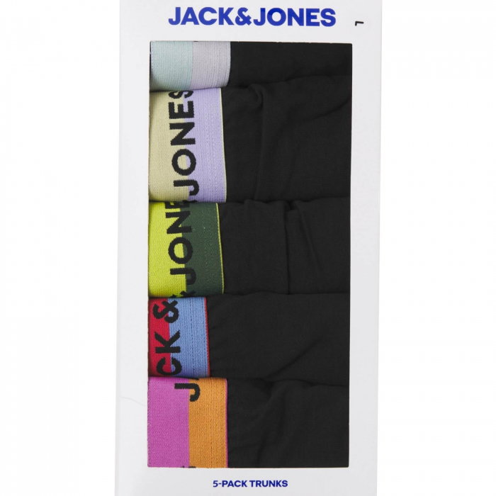 Boxeri JACK &JONES Splitter 5-Pack - 12250337-Black [7]