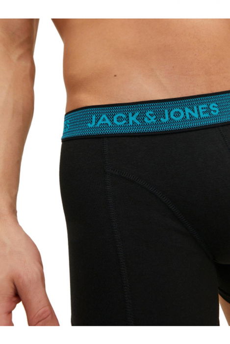 Boxeri JACK &JONES Waistband 3-Pack - 12127816-Asphalt [5]