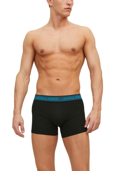 Boxeri JACK &JONES Waistband 3-Pack - 12127816-Asphalt [2]