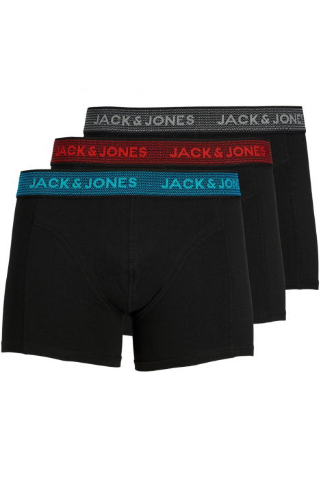 Boxeri JACK &JONES Waistband 3-Pack - 12127816-Asphalt [1]