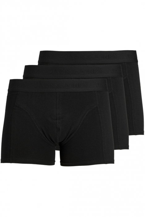 Boxeri JACK &JONES Waistband 3-Pack - 12127816-Black [1]