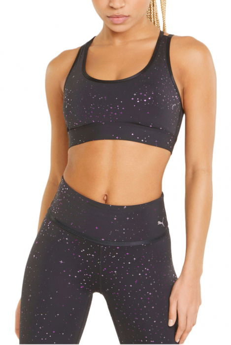 Bustiera PUMA Mid Impact Stardust Crystalline - 521372-01 [1]