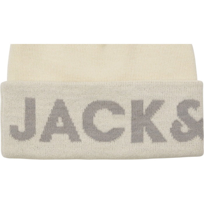 Caciula JACK &JONES Nolan Beanie - 12301145-Antique White [3]