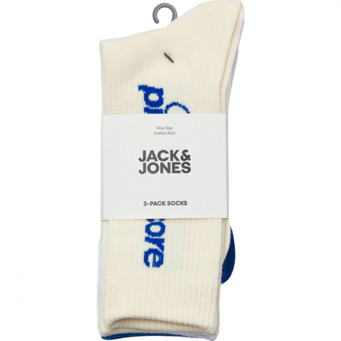 Ciorapi JACK &JONES Aero Tennis JNR 3 Perechi - 12274729-Buttercream [2]