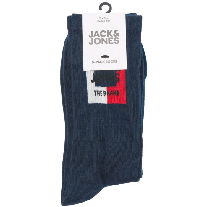 Ciorapi JACK &JONES Color Block 5-Pack - 12237458-Black [3]