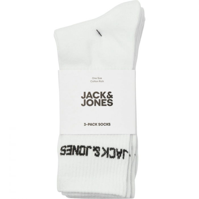 Ciorapi JACK &JONES Melvin Tennis 3 perechi - 12260083-White [3]