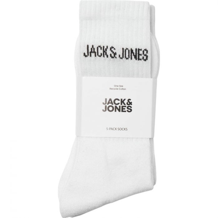 Ciorapi JACK &JONES Regen Tennis 5 perechi - 12266536-White [2]
