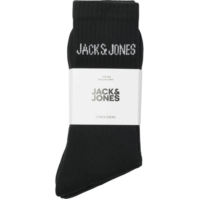 Ciorapi JACK &JONES Regen Tennis V 5 perechi - 12266536-Black V [3]