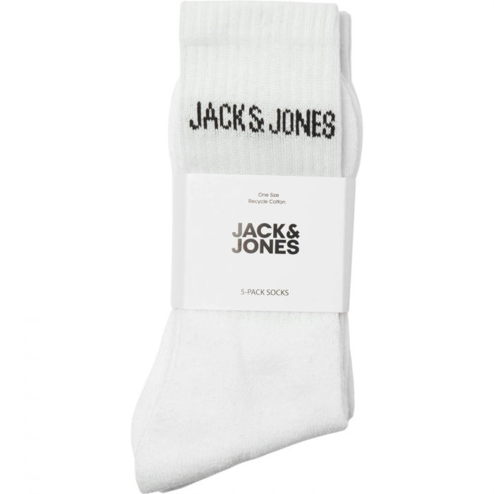 Ciorapi JACK &JONES Regen Tennis V 5 perechi - 12266536-White V [3]