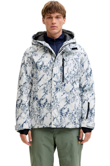 Geaca JACK &JONES Alpes Ski JKT Aw25 - 12284649-Bering Sea AOP [5]