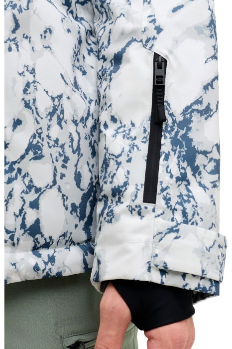 Geaca JACK &JONES Alpes Ski JKT Aw25 - 12284649-Bering Sea AOP [3]