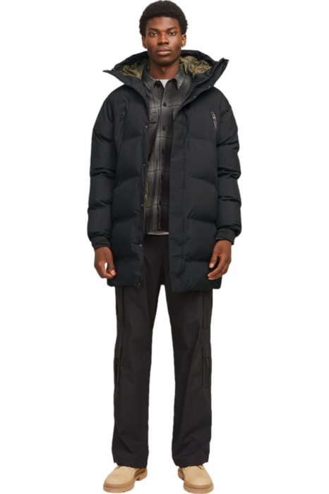 Geaca JACK &JONES Alpha Long Puffer - 12260481-Black [7]