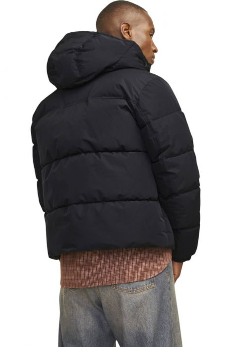 Geaca JACK &JONES Bradley Puffer Hood - 12256974-Black [2]
