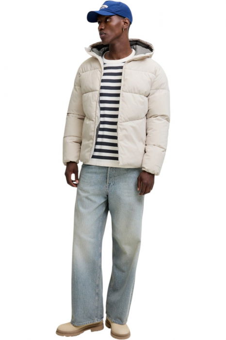 Geaca JACK &JONES Global Puffer - 12283517-Moonbeam [6]