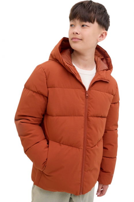 Geaca JACK &JONES Global Puffer JNR - 12283847-Picante [4]