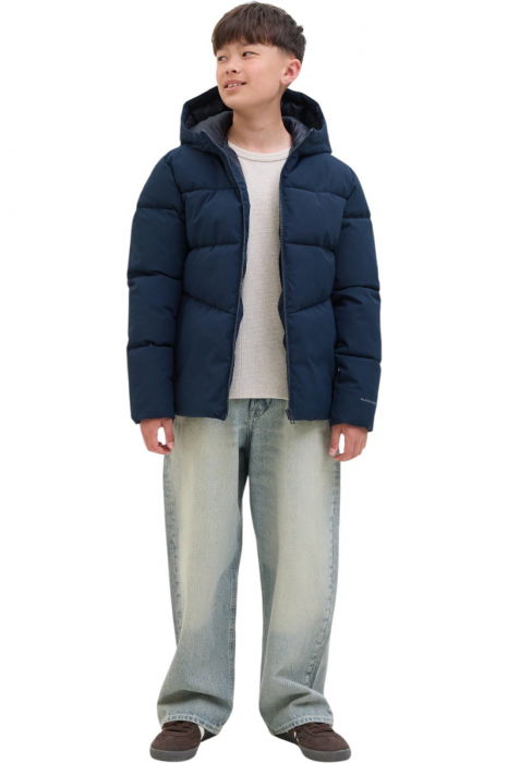 Geaca JACK &JONES Global Puffer JNR - 12283847-Sky Captain [6]