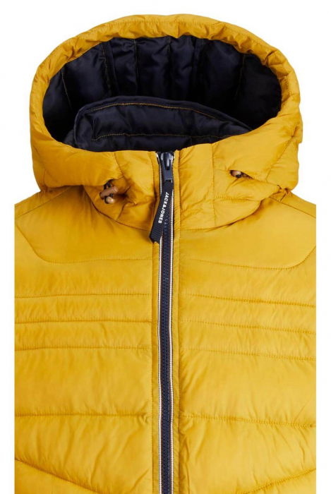 Geaca JACK &JONES Hero Puffer - 12211785-Harvest Gold CONTRAST ZIP [4]