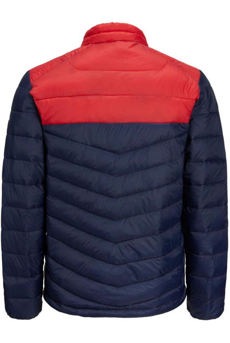 Jacheta JACK &JONES Hero Puffer - 12211788-Navy Blazer TRUE RED [2]