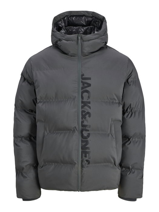 Geaca JACK &JONES Kaito Puffer BF Print - 12282300-Asphalt P [1]