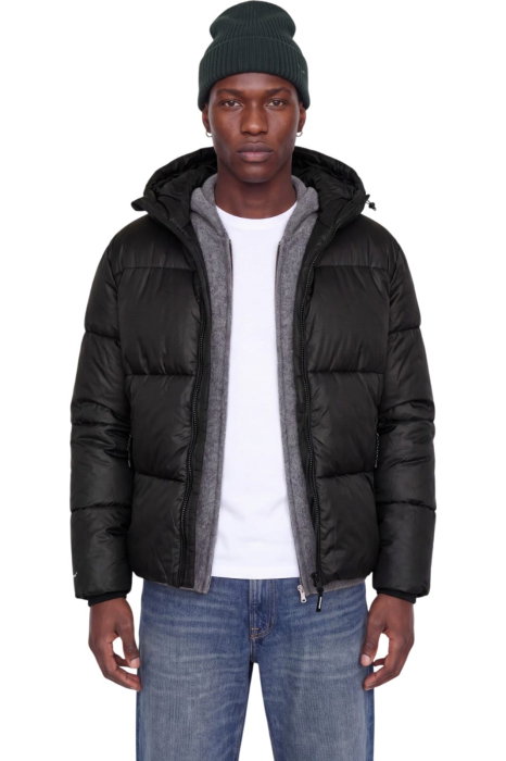 Geaca JACK &JONES Legacy Ribstop Puffer - 12299833-Black [1]