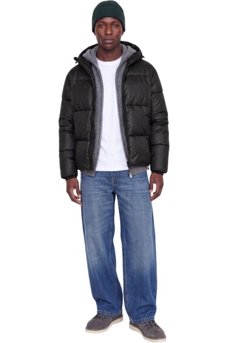 Geaca JACK &JONES Legacy Ribstop Puffer - 12299833-Black [6]
