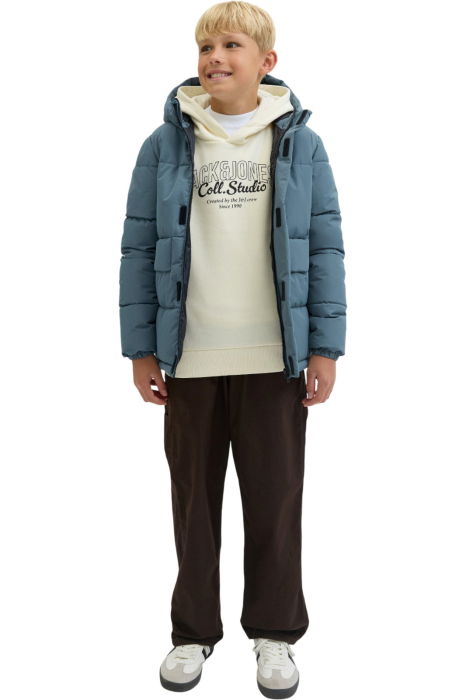 Geaca JACK &JONES Speed Puffer JNR - 12246122-Stormy Weather [5]