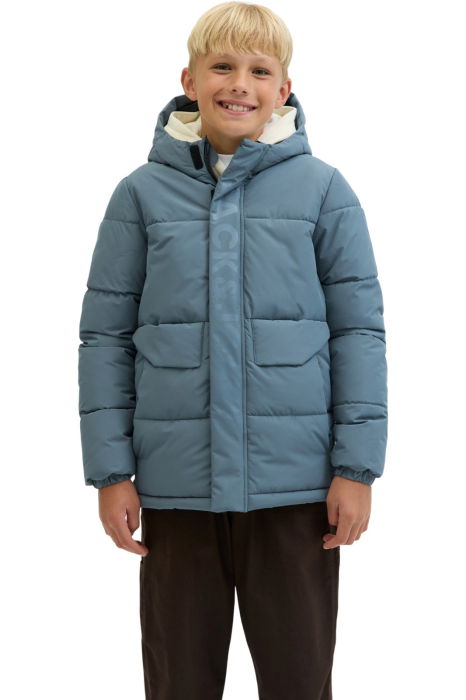 Geaca JACK &JONES Speed Puffer JNR - 12246122-Stormy Weather [1]